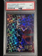 Stephen Curry [Hyper Gold] Basketball Cards 2021 Panini Hoops Hoopla Prices