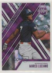 Marco Luciano [Aspirations Purple] Baseball Cards 2017 Panini Elite Extra Edition Prices