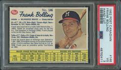 Frank Bolling [Hand Cut] Baseball Cards 1962 Post Canadian Prices