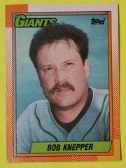 Bob Knepper #104 Baseball Cards 1990 Topps Tiffany Prices