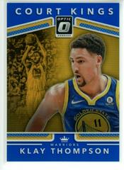 Klay Thompson [Blue] #37 Basketball Cards 2017 Panini Donruss Optic Court Kings Prices