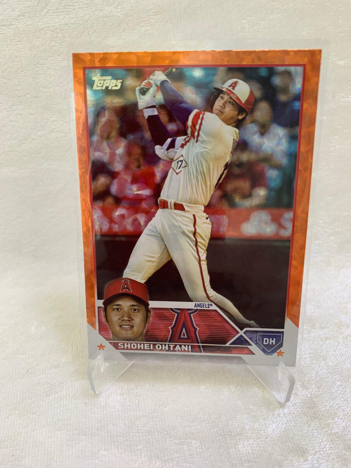 Shohei Ohtani [Orange Foil] #600 Prices | 2023 Topps | Baseball Cards
