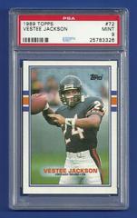 Vestee Jackson Football Cards 1989 Topps Prices