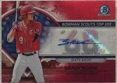 Brady House [Autograph Red] #BTP-68 Baseball Cards 2023 Bowman Scouts Top 100 Prices
