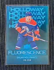 Dylan Holloway [Blue] #F-20 Hockey Cards 2022 Upper Deck Fluorescence Prices