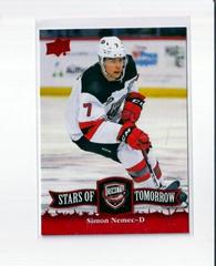 Simon Nemec [Red] #ST-2 Hockey Cards 2022 Upper Deck AHL Stars of Tomorrow Prices