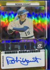 Robin Yount [Gold] #RET-RY Baseball Cards 2021 Panini Donruss Optic Retro Signature Series Prices