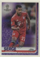 Serge Gnabry [Purple Refractor] Soccer Cards 2018 Topps Chrome UEFA Champions League Prices