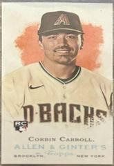 Corbin Carroll #RDV-4 Baseball Cards 2023 Topps Allen & Ginter Rookie Design Variation Mini Prices