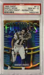 Randy Moss [Refractor] Football Cards 1998 Topps Finest Futures Prices