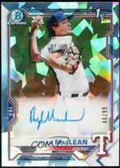 Dylan MacLean [Aqua Refractor] Baseball Cards 2021 Bowman Sapphire Autographs Prices