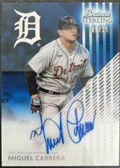 Miguel Cabrera [Blue] Baseball Cards 2022 Bowman Sterling Tek Autographs Prices