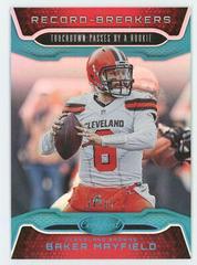 Baker Mayfield [Teal] Football Cards 2019 Panini Certified Record Breakers Prices