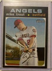 Mike Trout #466 Baseball Cards 2020 Topps Heritage Prices