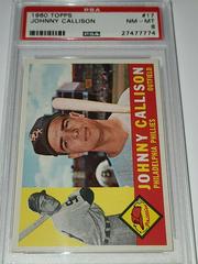 Johnny Callison #17 Baseball Cards 1960 Topps Prices