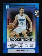 Franz Wagner [Blue] #18 Basketball Cards 2021 Panini Contenders Optic Rookies Prices