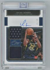 Isaiah Jackson Basketball Cards 2021 Panini One and One Rookie Dual Jersey Autographs Prices