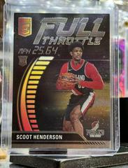 Scoot Henderson #2 Basketball Cards 2023 Donruss Elite Full Throttle Prices