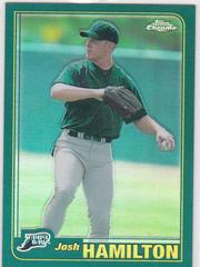 Josh Hamilton [Retrofractor] #T172 Baseball Cards 2001 Topps Chrome Traded Prices