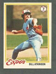 Bill Atkinson #144 Baseball Cards 1978 O Pee Chee Prices