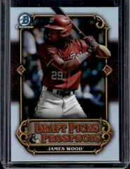 James Wood [Refractor] #DPP-16 Baseball Cards 2023 Bowman Draft Picks & Prospects Prices