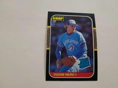 Duane Ward #45 Baseball Cards 1987 Leaf Prices