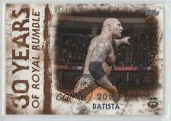 Batista [Orange] Wrestling Cards 2018 Topps WWE Undisputed 30 Years of Royal Rumble Prices