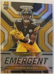 George Pickens #E-17 Football Cards 2022 Panini Prizm Emergent Prices