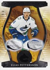 Elias Pettersson [Material Black] #109 Hockey Cards 2023 Upper Deck Artifacts Prices