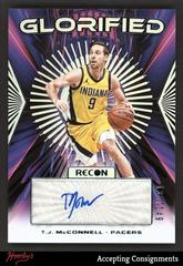 T.J. McConnell #12 Basketball Cards 2023 Panini Recon Glorified Signature Prices