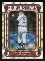 Sparky Anderson [Silver] Baseball Cards 2023 Panini Donruss Cooperstown Prices