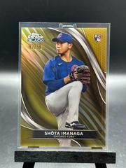 Shōta Imanaga [Gold Refractor] #43 Baseball Cards 2024 Topps Chrome Black Prices