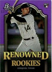 Ezequiel Tovar [Purple] #RR-13 Baseball Cards 2023 Bowman Platinum Renowned Rookies Prices