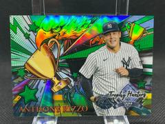 Anthony Rizzo [Green] Baseball Cards 2022 Stadium Club Chrome Trophy Hunters Prices