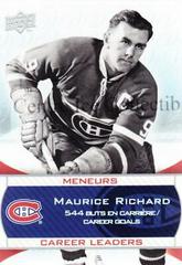 Maurice Richard Hockey Cards 2008 Upper Deck Montreal Canadiens Centennial Prices