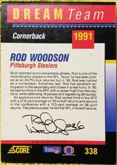 Rod Woodson #338 Football Cards 1991 Score Dream Team Autographs Prices