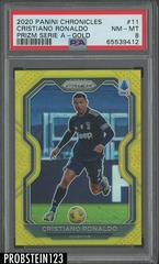 Cristiano Ronaldo [Gold] #11 Soccer Cards 2020 Panini Chronicles Prizm Serie A Prices