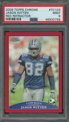 Jason Witten [Red Refractor] #TC103 Football Cards 2009 Topps Chrome Prices