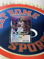 Kendall Brown [Purple] #MS-KBR Basketball Cards 2022 Panini Chronicles Draft Picks Mosaic Scripts Autographs Prices