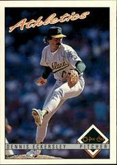 Dennis Eckersley #106 Baseball Cards 1993 O Pee Chee Prices