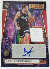 Sasha Vezenkov #23 Basketball Cards 2023 Panini Recon Rookie Jersey Autograph Prices