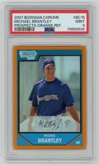 Michael Brantley [Orange Refractor] #BC15 Baseball Cards 2007 Bowman Chrome Prospects Prices