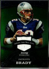 Tom Brady [Jersey] Football Cards 2008 Bowman Sterling Prices