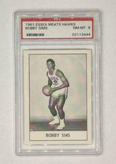 Bobby Sims Basketball Cards 1961 Essex Meats Hawks Prices