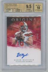 Baker Mayfield [Red] Football Cards 2018 Panini Origins Rookie Autographs Prices