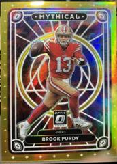 Brock Purdy [Gold] Football Cards 2022 Panini Donruss Optic Mythical Prices