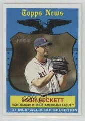 Josh Beckett #498 Baseball Cards 2008 Topps Heritage Prices