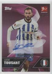 Lucas Tousart [Autograph Red] Soccer Cards 2022 Topps Bundesliga International Stars Prices