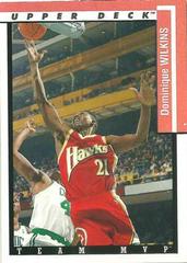 Dominique Wilkins Basketball Cards 1993 Upper Deck Team MVP's Prices