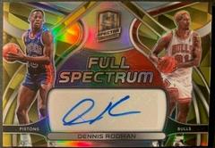 Dennis Rodman [Gold] #FSS-DRM Basketball Cards 2021 Panini Spectra Full Spectrum Signatures Prices